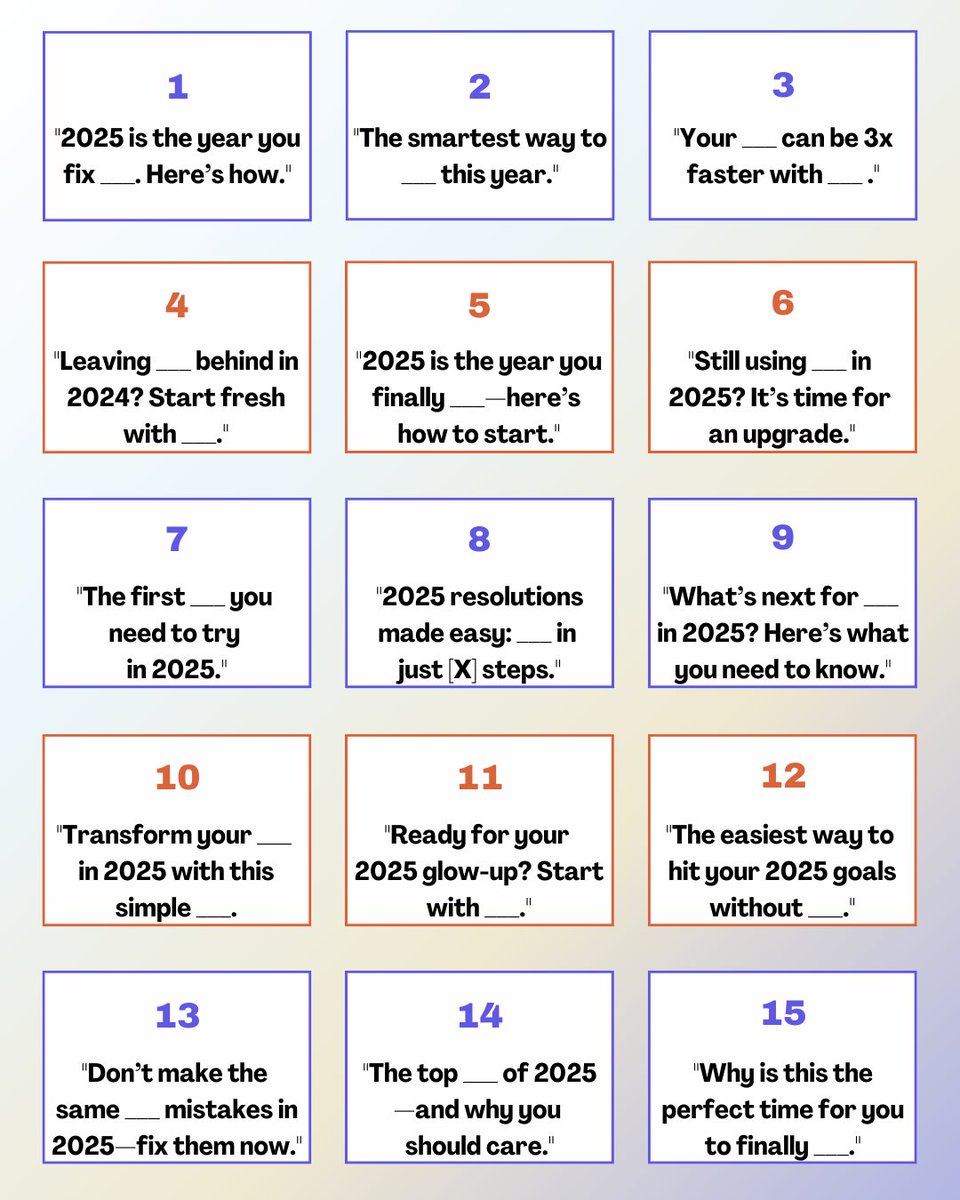 16 New ad hooks to test in 2025: