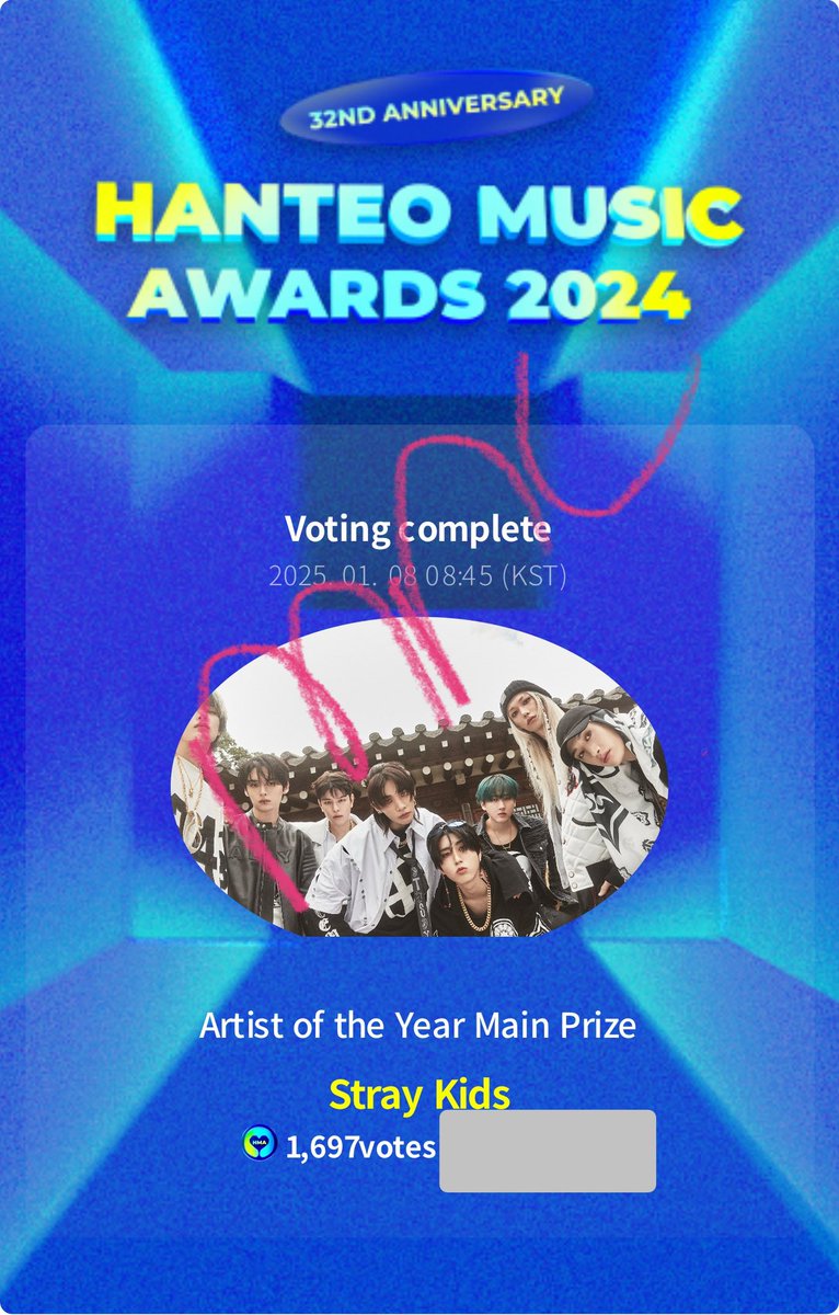 noellemnc's tweet image. Every vote matters! Let’s go STAY🔥
#OperationBounceBack #HMADaesang4SKZ