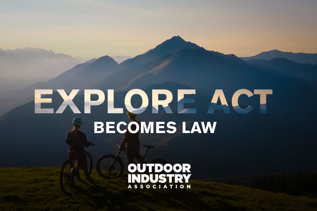 Outdoor Industry (@oia) on Twitter photo It's official - on January 5, President Biden signed the EXPLORE Act into law. This historic win for outdoor recreation and public lands would not have have been possible without you! (<a href="/POTUS/">President Donald J. Trump</a>)
👩🏽💻 Learn more: bit.ly/4gKgXJz It's official - on January 5, President Biden signed the EXPLORE Act into law. This historic win for outdoor recreation and public lands would not have have been possible without you! (<a href="/POTUS/">President Donald J. Trump</a>)
👩🏽💻 Learn more: bit.ly/4gKgXJz