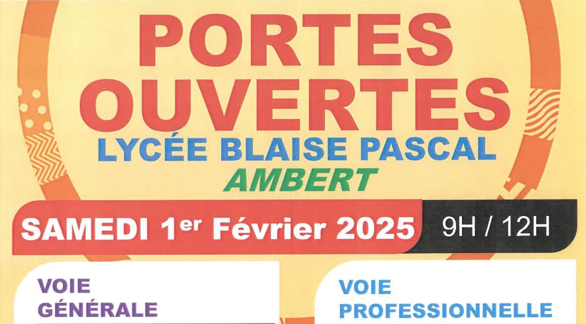 Lycée Blaise Pascal (AMBERT) (@ambertlycee) on Twitter photo 