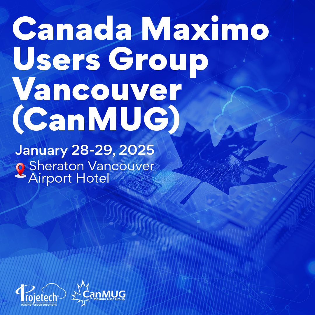 Projetech_Inc's tweet photo. The CanMUG Vancouver Conference is happening January 28–29, 2025, at the Sheraton Vancouver Airport Hotel.

This two-day event is packed with valuable sessions for Maximo users.

Register by January 14 to secure Early Bird pricing!

https://t.co/hXtrSVzh0W https://t.co/6P9tpAiT4A