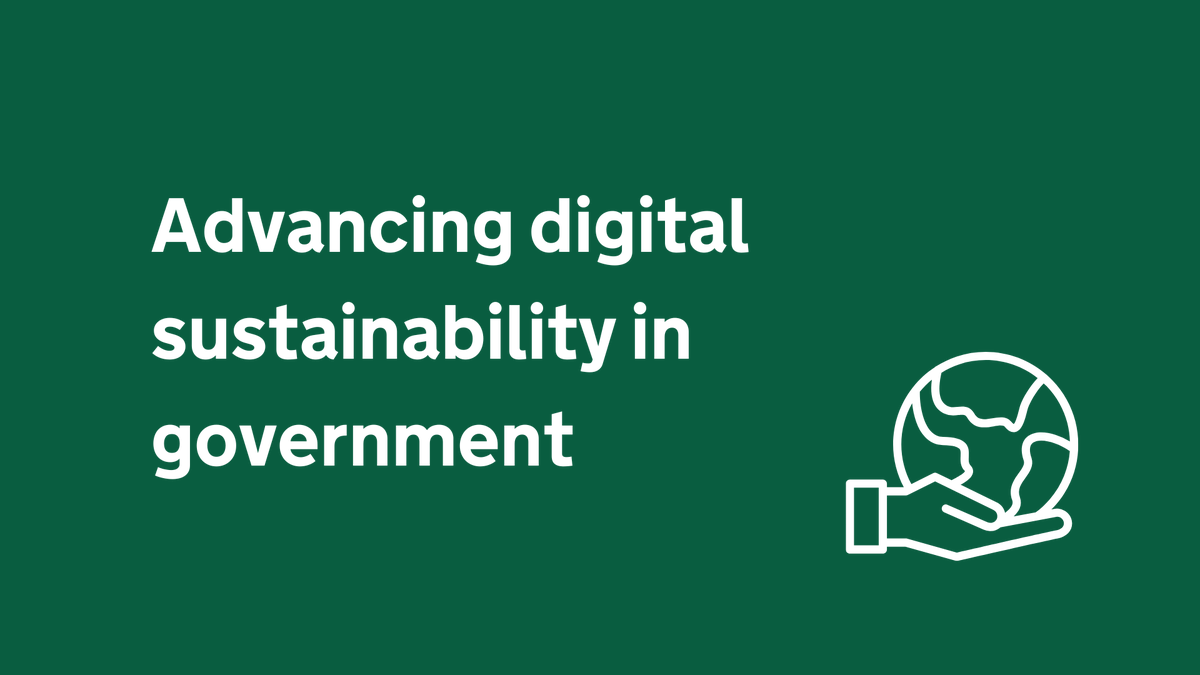 Check out our latest blog post on how GOV.UK One Login is advancing digital sustainability.

From reducing cloud emissions to empowering teams with green practices, we're building a more sustainable future for digital services.

Read more: gds.blog.gov.uk/2025/01/08/gov…