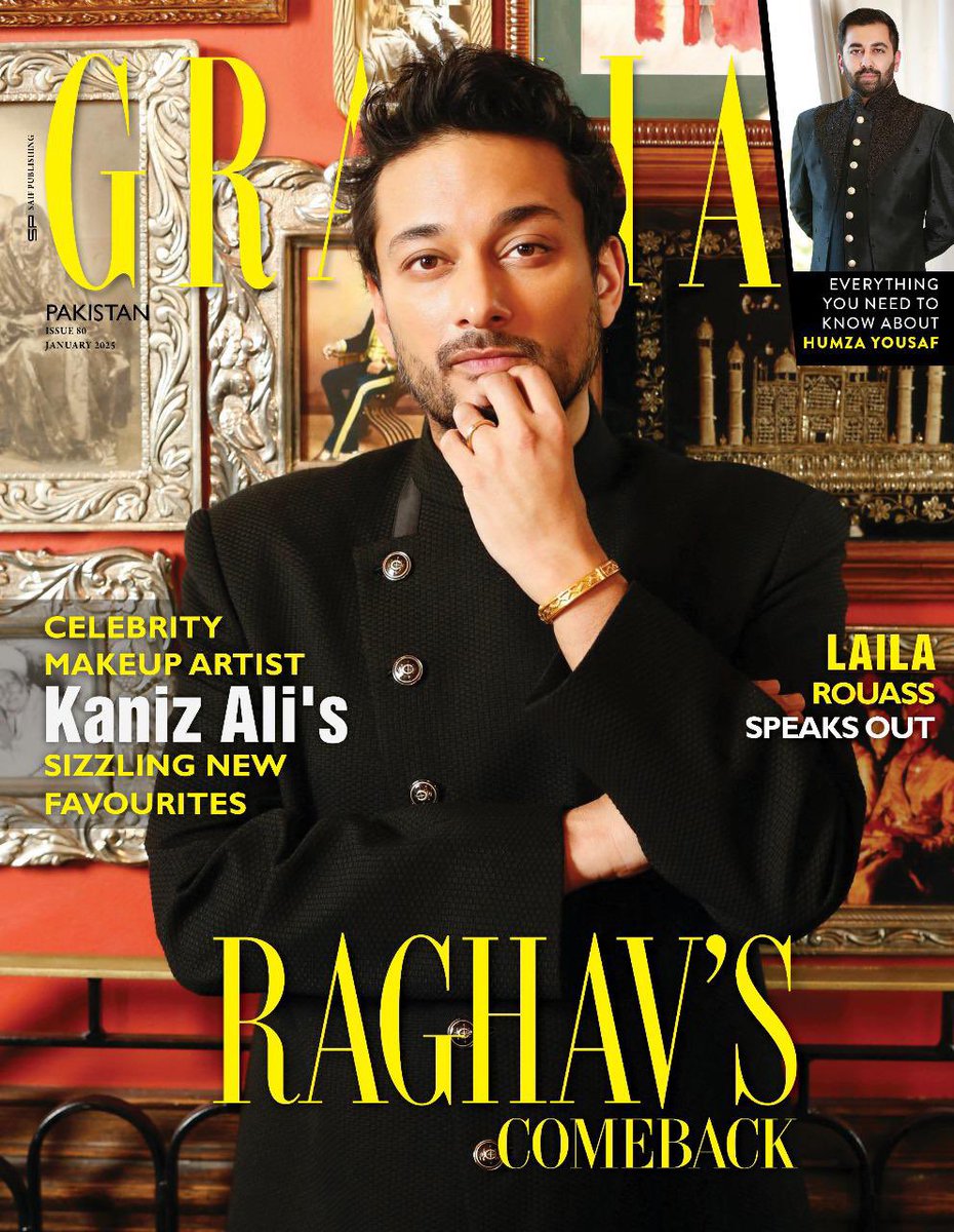 Thank you <a href="/GraziaUK/">Grazia UK</a> 
 &amp; <a href="/KANIZMAKEUP/">Kaniz Ali</a> for the fabulous shoot and the chance to be as open as I am in this interview … Thank you <a href="/KANIZMAKEUP/">Kaniz Ali</a> for making me look younger and styling me,  Hope y’all enjoy the full interview out next week!