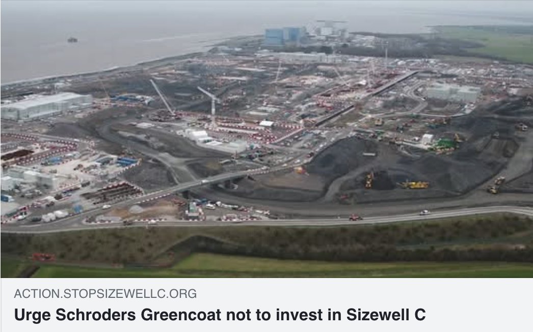 StopSizewellC's tweet photo. We've just a few months to deter investors in #SizewellC. We've updated our online actions to five known "interested" investors, which you can find in our action centre (#Centrica, #ENEC, #Amber, #Equitix and #SchrodersGreencoat)
#StopSizewellC
https://t.co/YNQR3eKpdX https://t.co/lAlKGB4MCv