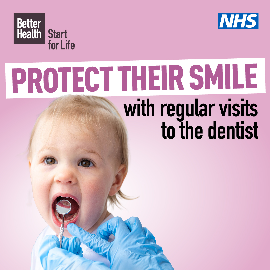 Remember, under 18s are entitled to FREE NHS dental
treatment in England. Visit Start for Life for more tips
and advice.

bit.ly/3BP7hil

#StartforLife 
 #TopTipsforTeeth