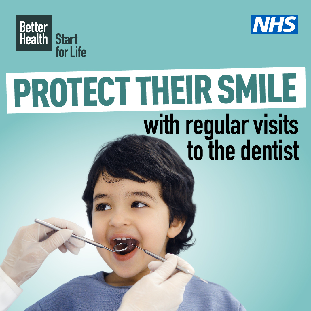 Under 18s are entitled to FREE NHS dental treatment in
England. Visit Start for Life for more tips and advice.

bit.ly/3BP7hil

#StartforLife 
 #TopTipsforTeeth