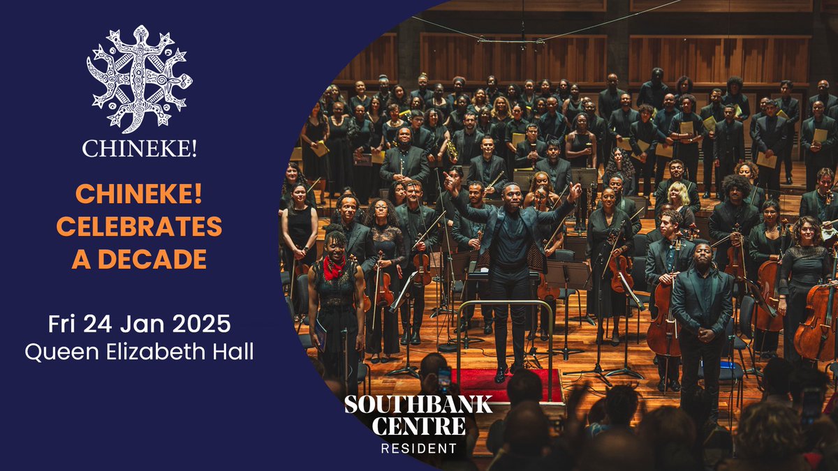 2025 marks a decade of Chineke! Orchestra and we're planning on celebrating all year, beginning this month on Fri 24th Jan at @SouthbankCentre's Queen Elizabeth Hall, where we made our 2015 debut 🎊