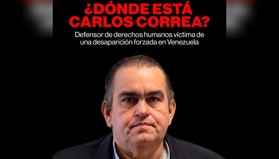 🇻🇪#Venezuela: El 7/01, Carlos Correa, director de <a href="/espaciopublico/">Espacio Público</a> y ex-coordinador de <a href="/_Provea/">PROVEA</a>,                 desapareció tras ser interceptado por presuntos funcionarios encapuchados
📣 Exigimos su liberación inmediata y que informen su paradero
👉fidh.org/es/temas/defen…