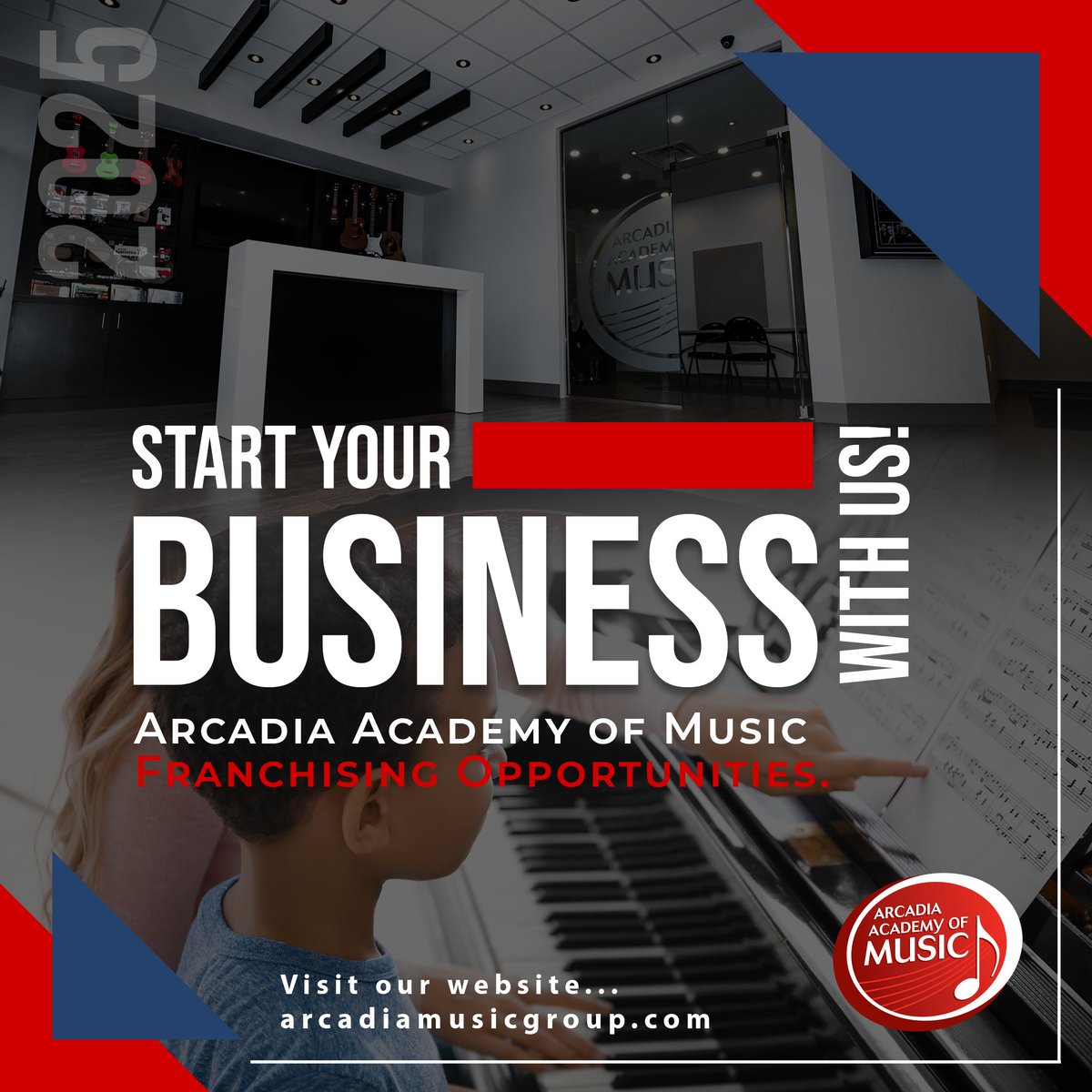 Arcadia is growing across the GTA! With 40 years of experience, our support, robust programs, and advanced software help your business thrive, offering the gift of music and strengthening your community. Your success is ours!

Learn more at arcadiamusicgroup.com