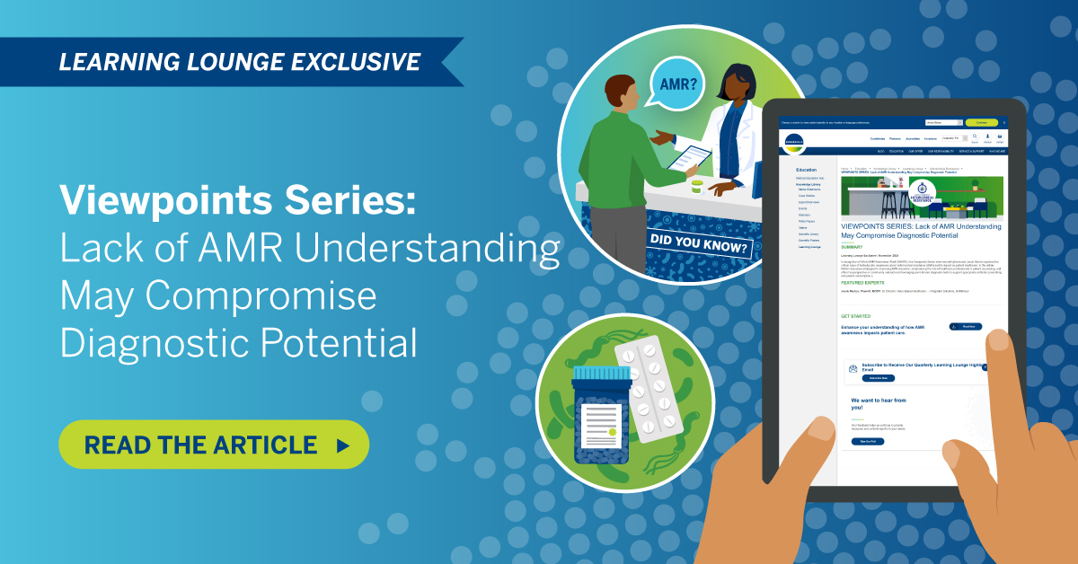 🔍Understand the impact of AMR awareness gaps on healthcare. Jacob Morton (<a href="/JMIDPharmD/">Jacob Morton</a>), PharmD, discusses strategies for improving patient education, leveraging diagnostics, &amp; enhancing antimicrobial stewardship. 👉 Help combat this global health threat. biomerieux.com/corp/en/educat…