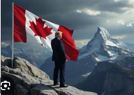 CalgaryboyWest's tweet photo. @realTrumpNewsX This could be some “merch”.  BNAGA hats.  (British North America Great Again). Notice whose flag? https://t.co/UY4H4Z56g1
