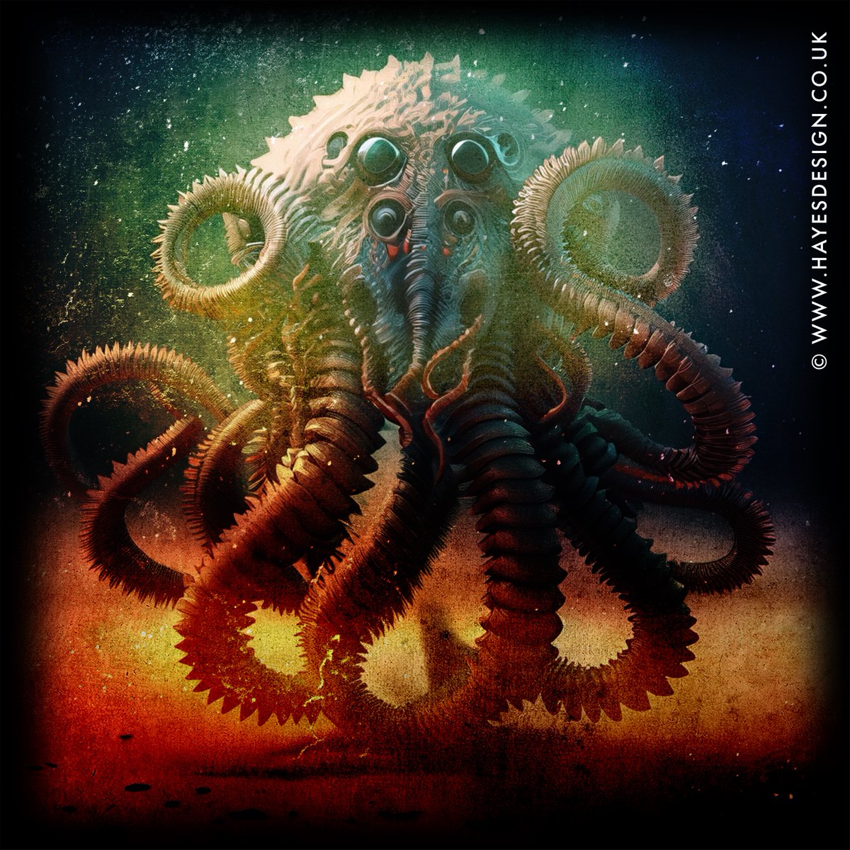 XENOS IV rdbl.co/4h1kaEA #xenos #alien #illustrationart #illustration #cthulhu