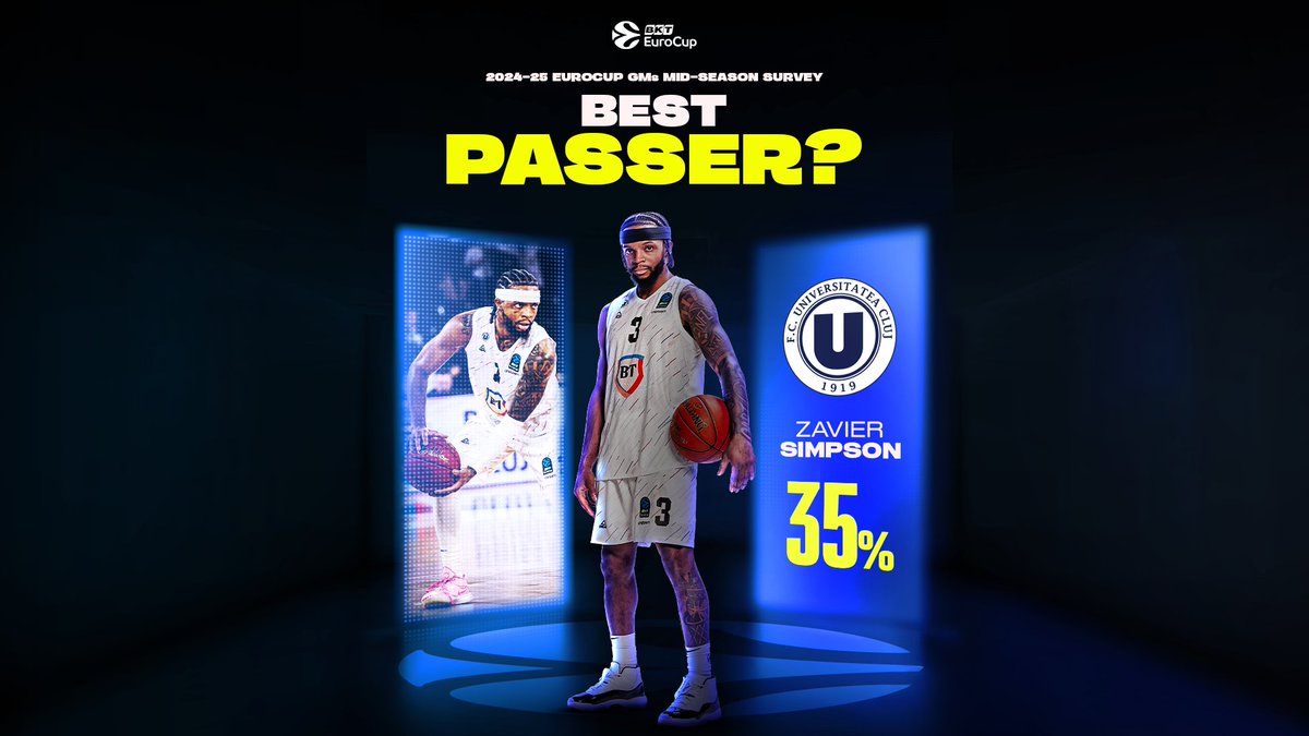 BKT EuroCup (@eurocup) on Twitter photo 𝟮𝟬𝟮𝟰-𝟮𝟱 𝗘𝗨𝗥𝗢𝗖𝗨𝗣 𝗚𝗠𝘀 𝗠𝗜𝗗-𝗦𝗘𝗔𝗦𝗢𝗡 𝗦𝗨𝗥𝗩𝗘𝗬 👀 (PART 2)
🧵 3/8
<a href="/zaviersimpson_3/">Zavier Simpson</a> had some RIDICULOUS dimes this season, can't say we're surprised 😮💨 𝟮𝟬𝟮𝟰-𝟮𝟱 𝗘𝗨𝗥𝗢𝗖𝗨𝗣 𝗚𝗠𝘀 𝗠𝗜𝗗-𝗦𝗘𝗔𝗦𝗢𝗡 𝗦𝗨𝗥𝗩𝗘𝗬 👀 (PART 2)
🧵 3/8
<a href="/zaviersimpson_3/">Zavier Simpson</a> had some RIDICULOUS dimes this season, can't say we're surprised 😮💨