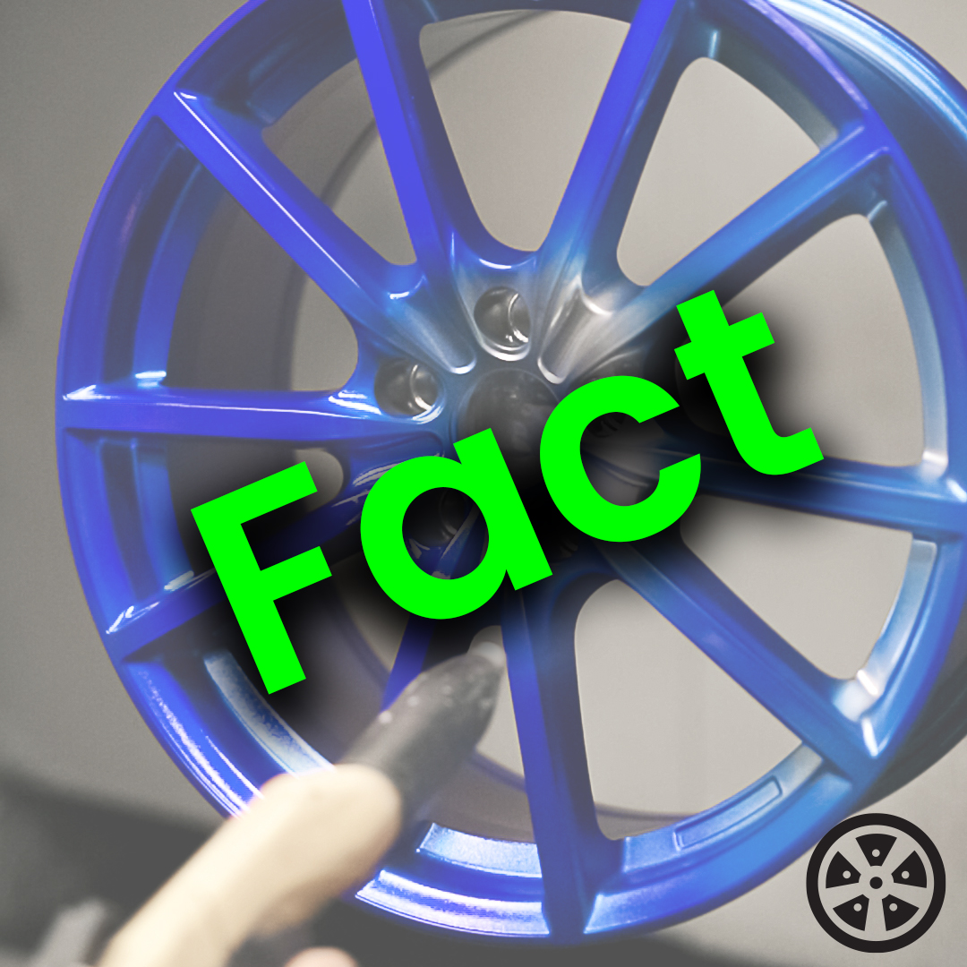 💡 Answer Reveal: FACT! Powder coating is tougher than regular paint. Here's why:
✔️ Resists chips, scratches, and corrosion
✔️ Stands up to road grime, brake dust &amp; weather
✔️ Smooth, even, long-lasting finish

That’s why we trust it for our wheel refurbishments. 🚗✨