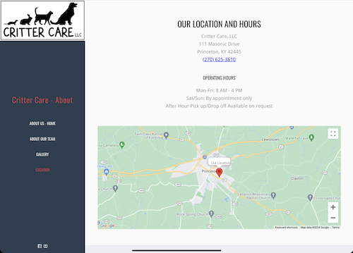 Sabrebluedobie's tweet image. 🐾 Client Spotlight: Nine months later, Critter Care’s website is going strong! It’s been amazing to watch them grow their business and connect with pet owners. Need help building your online presence? Let’s chat! 💻✨
🌐 zurl.co/pSNqu
#ClientSpotlight #WebDesignSuccess