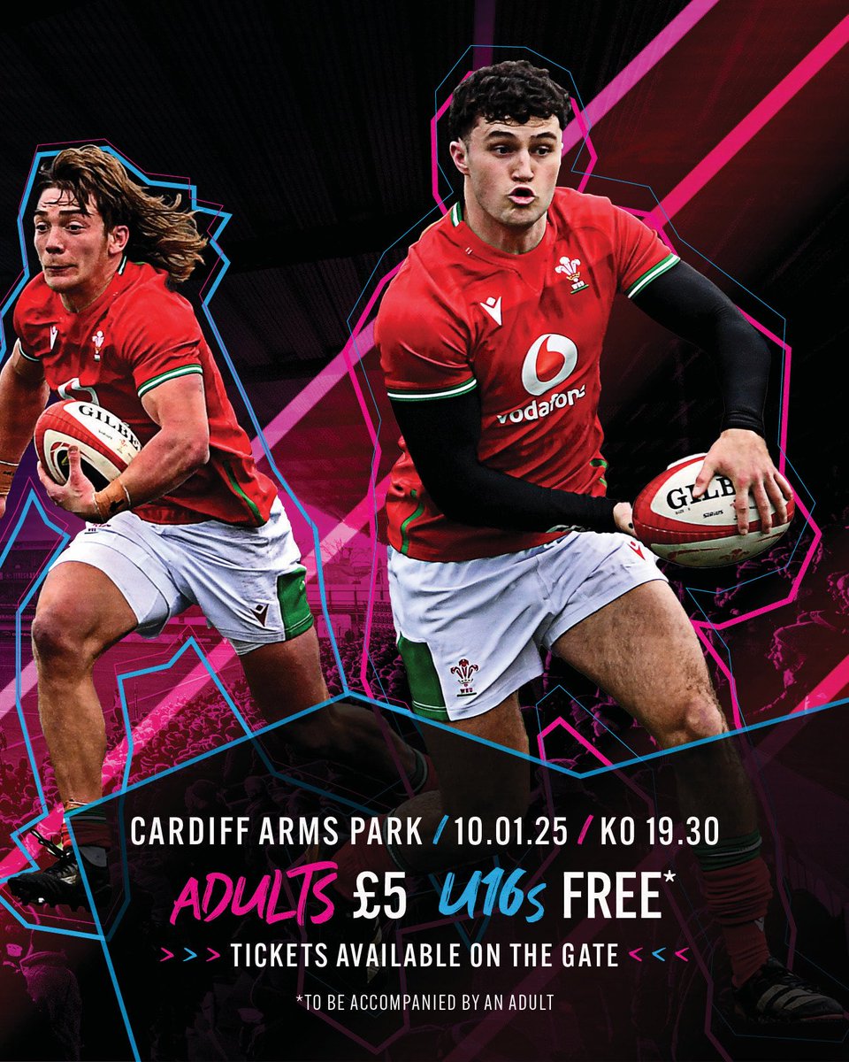 Welsh Rugby Union ๐ด๓ ง๓ ข๓ ท๓ ฌ๓ ณ๓ ฟ (@welshrugbyunion) on Twitter photo ๐จ ๐๐๐ต๐ผ๐ฒ๐ฑ๐ฑ๐ถ๐ฎ๐ฑ ๐งรฎ๐บ | Here are how Wales U20s & the Welsh Academies XV line-up in their first encounter at the Cardiff Arms Park on Friday night, 7:30pm KO! ๐ฅ๐ช
๐ Support the next generation with tickets available on the gate - ยฃ5 for adults & ๐๏ธ for U16s ๐ ๐จ ๐๐๐ต๐ผ๐ฒ๐ฑ๐ฑ๐ถ๐ฎ๐ฑ ๐งรฎ๐บ | Here are how Wales U20s & the Welsh Academies XV line-up in their first encounter at the Cardiff Arms Park on Friday night, 7:30pm KO! ๐ฅ๐ช
๐ Support the next generation with tickets available on the gate - ยฃ5 for adults & ๐๏ธ for U16s ๐