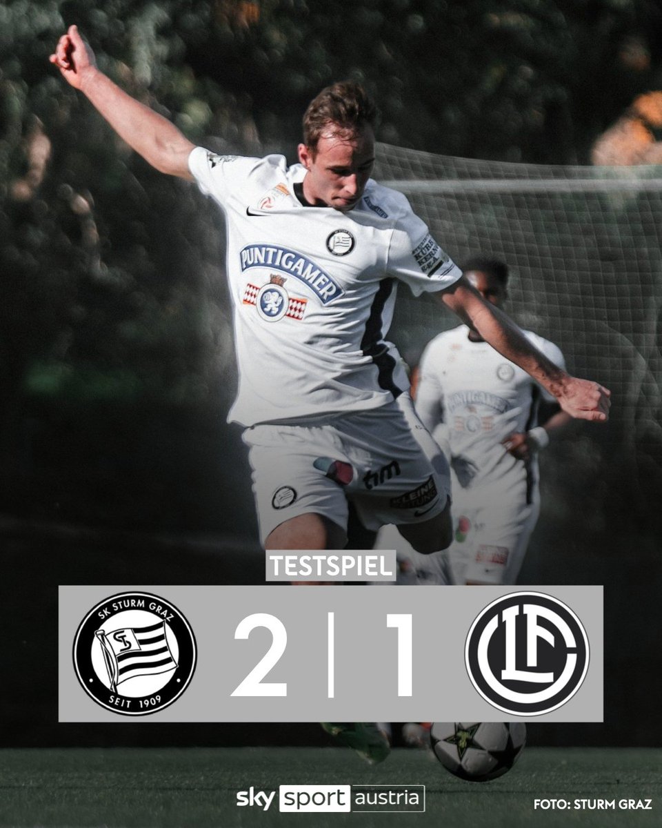 SkySportAustria's tweet photo. Erfolgreicher Testspiel-Auftakt für den @SKSturm ins neue Jahr! #SkyBuliAT #STUFCL

https://t.co/DsHYW263kO https://t.co/F8o0i8Nbuf