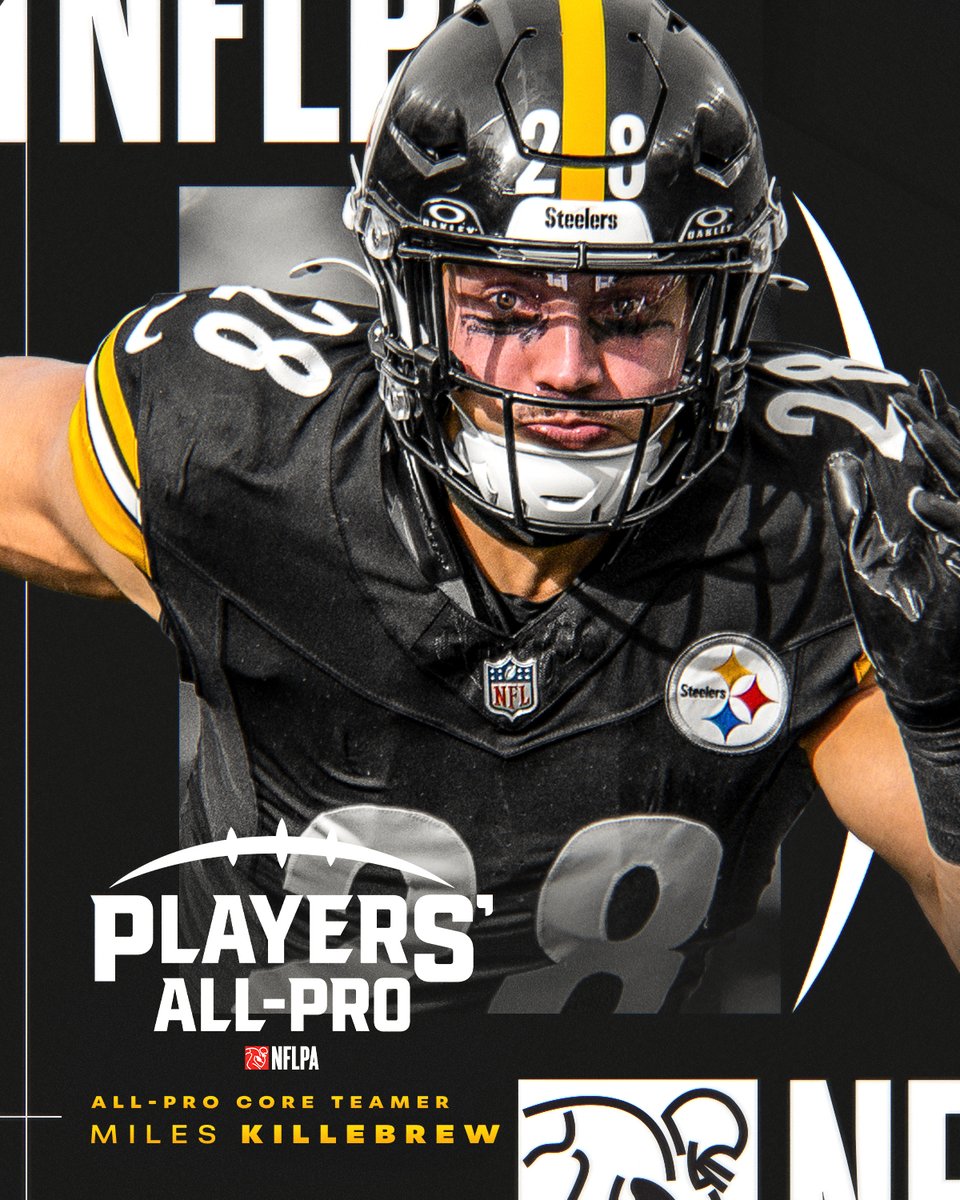 Chris Boswell and Miles Killebrew have been named <a href="/NFLPA/">NFLPA</a> First-Team Players’ All-Pro💪

📝: bit.ly/407Z7JZ