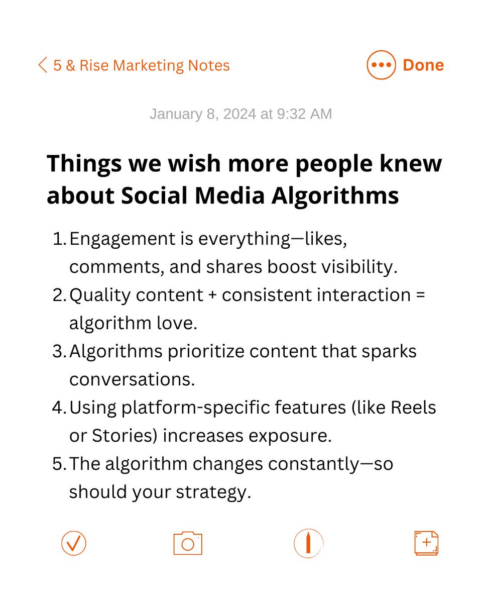 simplyjenwhite's tweet image. Social media algorithms aren’t the enemy—they’re the key to better reach.
What’s one algorithm hack that works for you? Share below! ⬇️
#SocialMediaMarketing #MarketingTips #AlgorithmHack #SocialMedia