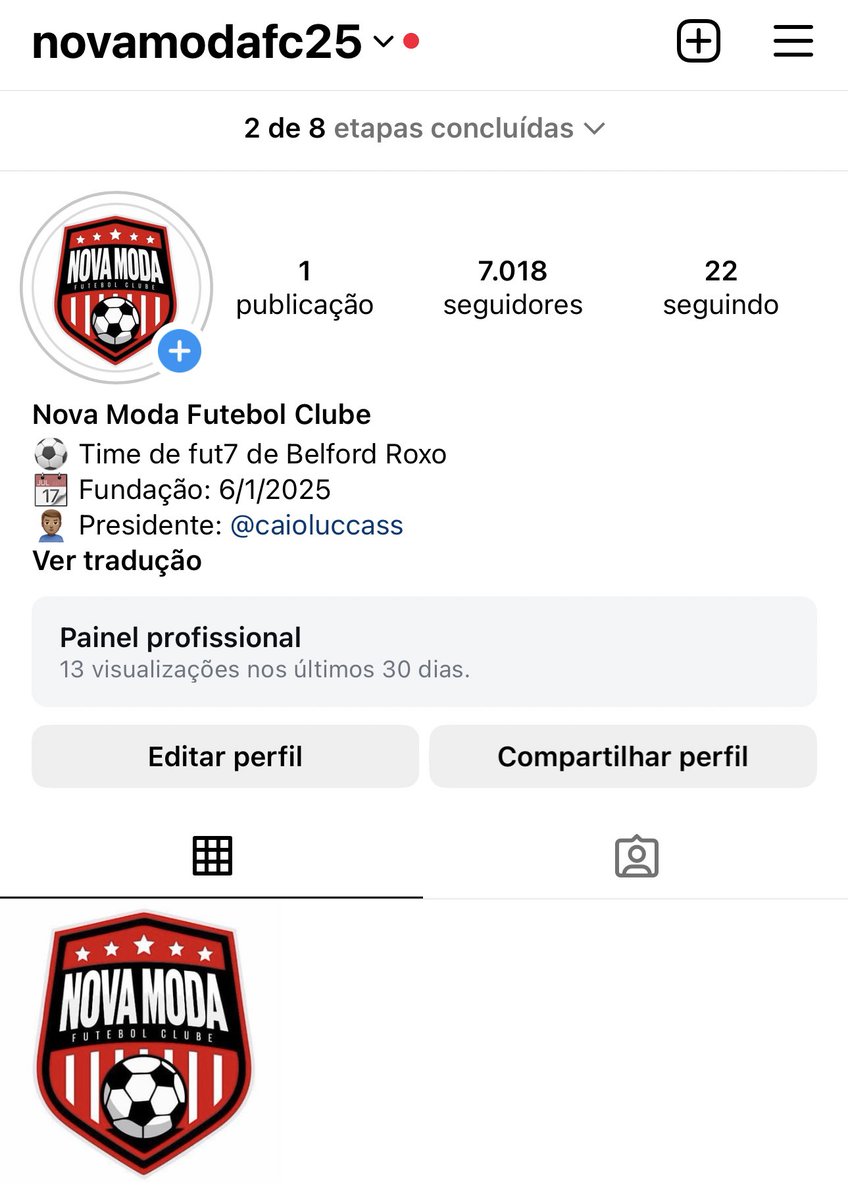 PARCERIA 🍊🤝

Galera, VOLTAMOS, mas com outro manto. 

A comissão do 🍊 foi convidada para fazer parte do novo projeto. 

O Nova Moda FC chegou para parar o Rio de Janeiro. 

O elenco fabuloso agora está de casa nova 👊🏻
