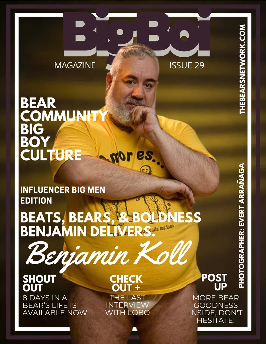 The Big Boy Project (@bigboyproject1) on Twitter photo #BigBoiMag: Issue 29 - Benjamin Koll - Just had an inspiring interview with the incredible <a href="/BenjaminKoll/">Benjamin Koll</a> for Big Boi Mag! Dive into the world of Benjamin Koll a multi-talented artist breaking boundaries in music, body positivity, and creativity! thebearsnetwork.com/blog/influence… #BigBoiMag: Issue 29 - Benjamin Koll - Just had an inspiring interview with the incredible <a href="/BenjaminKoll/">Benjamin Koll</a> for Big Boi Mag! Dive into the world of Benjamin Koll a multi-talented artist breaking boundaries in music, body positivity, and creativity! thebearsnetwork.com/blog/influence…