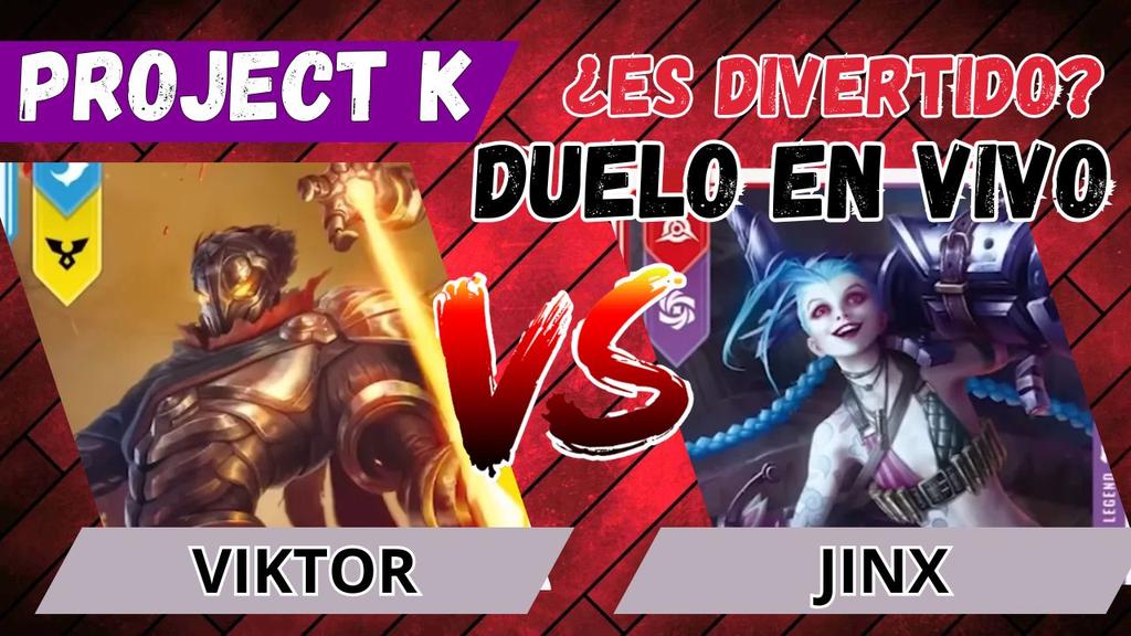 Os dejo una partidita de Jinx vs Viktor de Project K - Por si os interesa ver como es el juego.
DUELO EN VIVO COMENTADO JINX vs ViKTOR ¿ PROJECT K MERECE LA PENA? - LEAGUE OF LEGENDS TCG
youtu.be/bA_MOQ2amEA