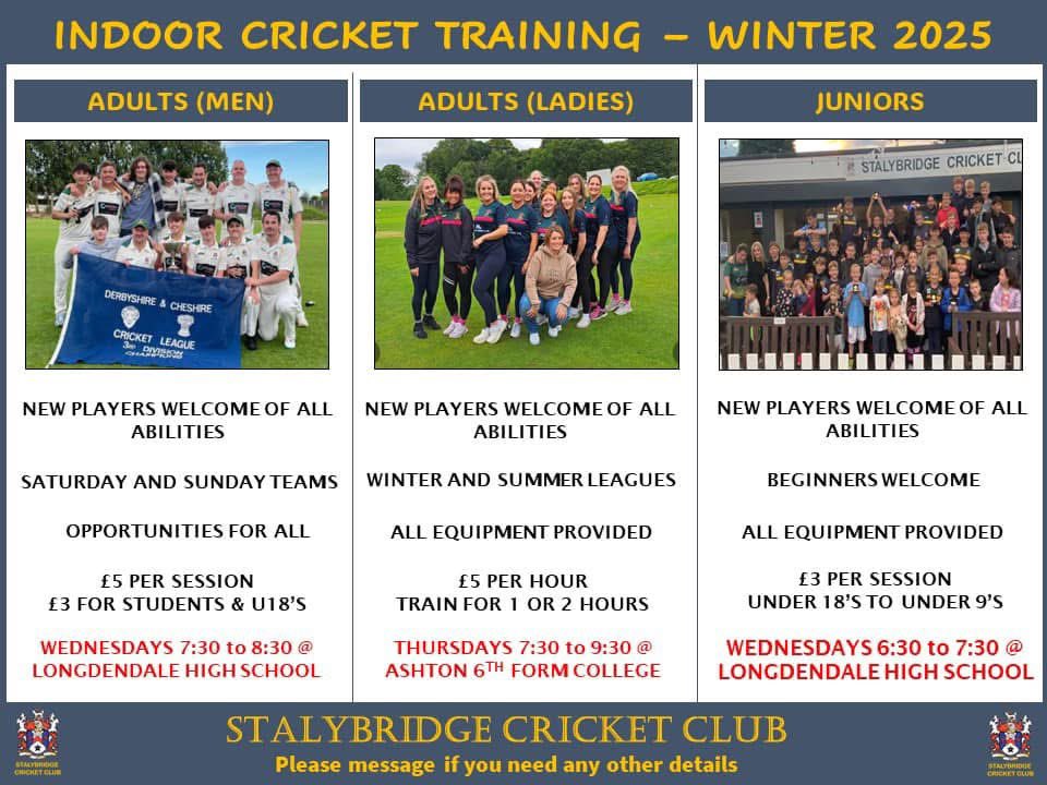 Stamford Park Trust Sport, Community & Leisure (@spt_community) on Twitter photo Looking forward to welcoming <a href="/StalybridgeCC/">Stalybridge Cricket Club</a> junior & mens indoor 🏏 starting tonight & every Wednesday 6:30pm - 8:30pm <a href="/LHS_HighSchool/">Longdendale High School</a>
#openingschoolfacilities <a href="/StamfordTrust/">Stamford Park Trust</a> <a href="/ECB_cricket/">England and Wales Cricket Board</a> Looking forward to welcoming <a href="/StalybridgeCC/">Stalybridge Cricket Club</a> junior & mens indoor 🏏 starting tonight & every Wednesday 6:30pm - 8:30pm <a href="/LHS_HighSchool/">Longdendale High School</a>
#openingschoolfacilities <a href="/StamfordTrust/">Stamford Park Trust</a> <a href="/ECB_cricket/">England and Wales Cricket Board</a>