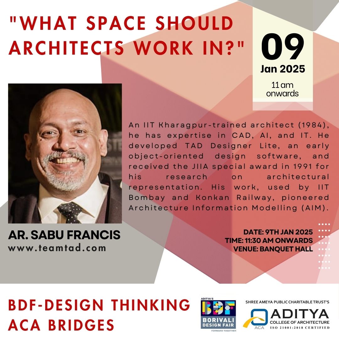 limenleap's tweet image. A very obvious question should get addressed at this talk. They would broadcast the talk to a wider audience on their Youtube channel . But those at Mumbai (especially Borivali area) possibly can attend this. 
#architecturetalk #sabufrancis #tad #space #huddledens