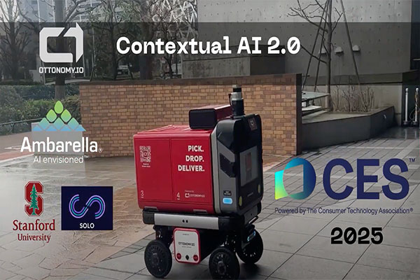 #CES2025: Ottobot last mile #delivery and #intralogistics #AMRs will run <a href="/Ottonomy_IO/">Ottonomy Inc</a>'s Contextual #AI 2.0 with #edge VLMs on <a href="/Ambarella_Inc/">Ambarella Inc.</a>'s N1 SoCs: robotics247.com/article/ces_20…