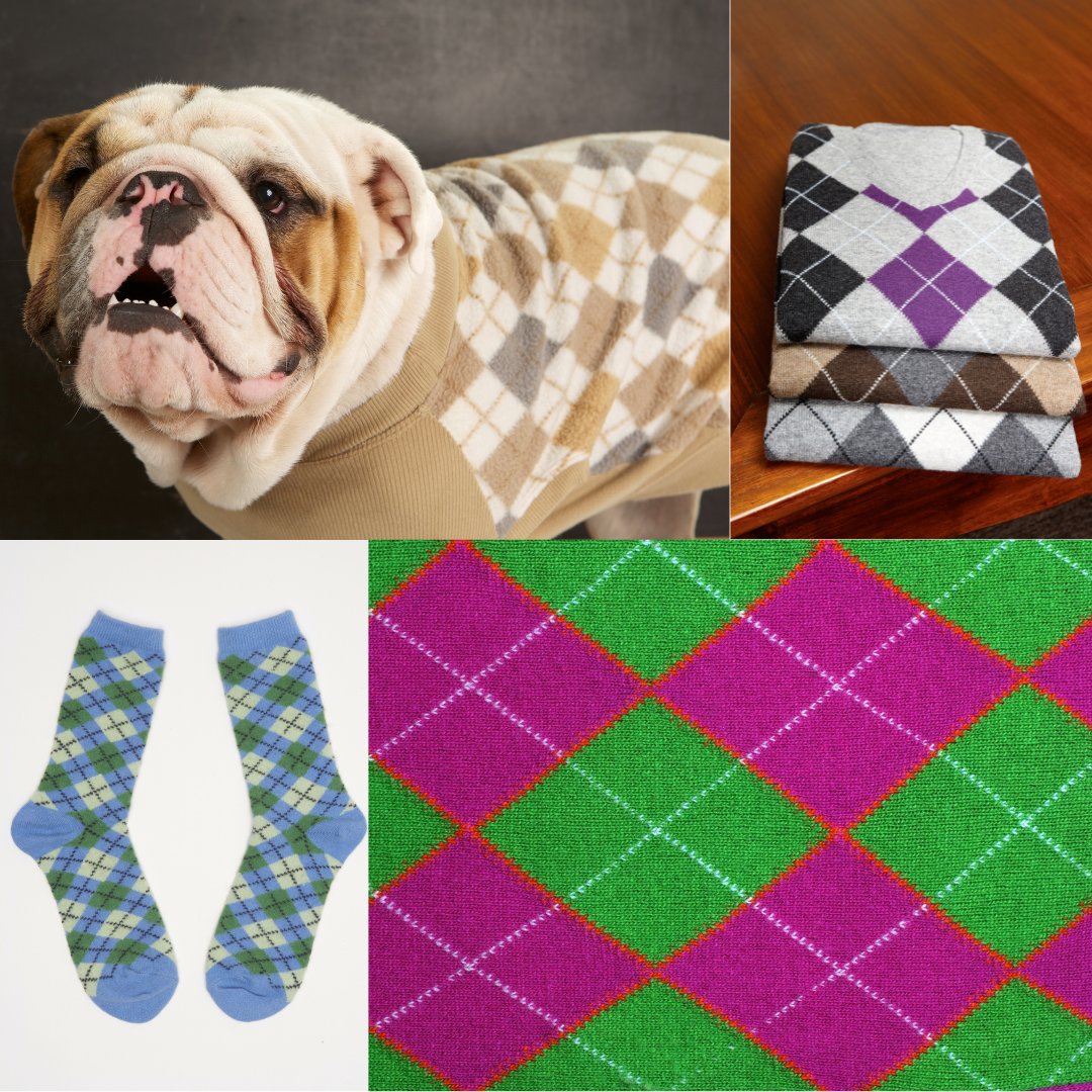 #DYK argyle has its roots in the 17th century, symbolizing elegance &amp; prestige? This iconic design is named after the tartan of Clan Campbell from Argyll in western Scotland. Happy #ArgyleDay!  #FashionHistory #IconicDesign #CelebrateStyle