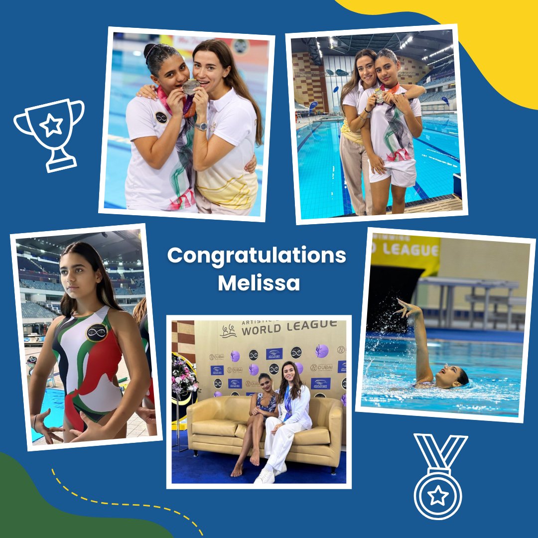 A huge congratulations to Melissa Rashvand for her incredible Gold Medal victory in the Artistic Swimming category at the World League Championships!

We are so proud of Melissa's hard work and remarkable achievement.

#GoldMedalist #StudentSuccess #WorldLeagueChampionships