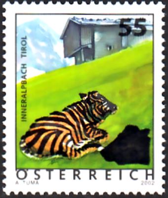 do you know the #tigercow from #Austria - a special print over #stamp. <a href="/StampBoxP/">StampBoxPhilately</a> <a href="/bpsstamp/">Boston Philatelic Society</a> <a href="/iamscottenglish/">Scott English</a> <a href="/StampFrimarke/">Stamps</a> <a href="/filatelicly/">Filatelicly</a> <a href="/zekymmer/">Philatelic Hystoria</a> <a href="/StanleyGibbons/">Stanley Gibbons</a> <a href="/BetterPhilately/">Better Philately</a> <a href="/OfPhilately/">Museum of Philately</a> <a href="/CameronConaway/">Cameron Conaway</a> <a href="/uncadavey/">David York</a> <a href="/edgarpugil/">EDGAR ANDRES PULIDO</a>