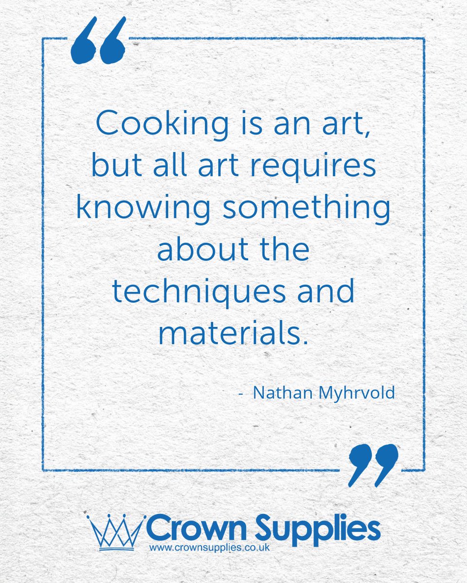 CrownSupplies's tweet image. 🎨 Cooking isn’t just about passion — it’s about mastering the techniques and tools that turn ideas into art. 🧑🍳💡 

#ChefInspiration #CrownSupplies #CulinaryArt #CookingWithPassion #HospitalityEssentials #ProfessionalKitchen