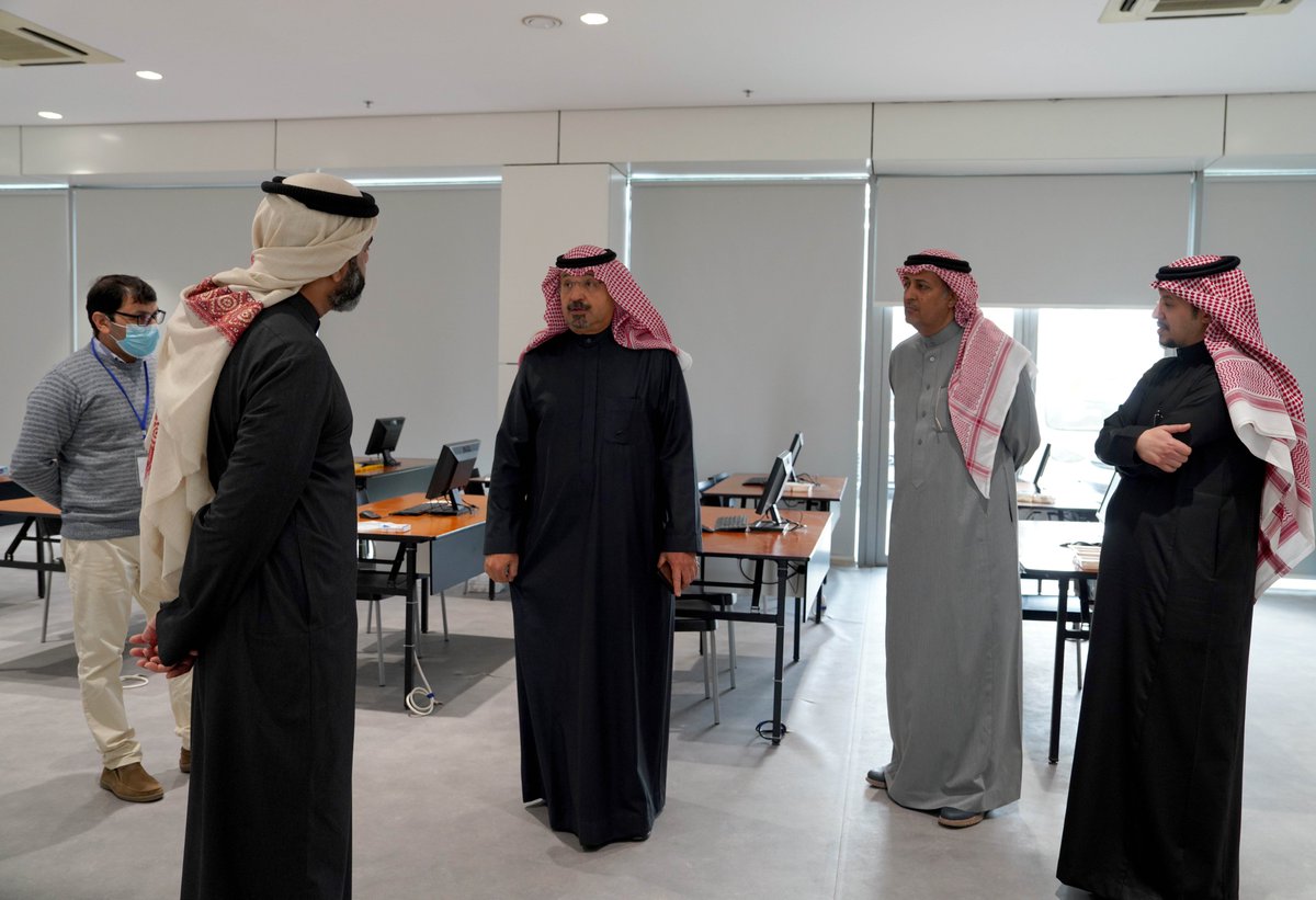 سعدنا في #واحة_الملك_سلمان_للعلوم بزيارة سعادة الرئيس التنفيذي لشركة شفرة أ- الحارث العطاوي، وسعادة المدير العام للشركة أ-محمد المطيري، وسعادة مدير إدارة تطوير الأعمال أ- بدر العنزي