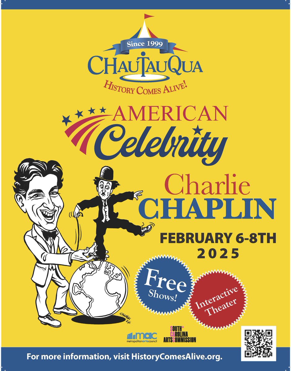 GreenvilleChautauqua (@gvlchautauqua) on Twitter photo For more details and show times visit: historycomesalive.org
<a href="/scartscomm/">SC Arts Commission</a>
@macartscouncil
<a href="/CityGreenville/">City of Greenville</a>
<a href="/sptbglibraries/">Spartanburg Library</a>
#GreenvilleSC
<a href="/DiscoverSville/">Simpsonville SC</a>
<a href="/WadeHampton_HS/">Wade Hampton High</a> For more details and show times visit: historycomesalive.org
<a href="/scartscomm/">SC Arts Commission</a>
@macartscouncil
<a href="/CityGreenville/">City of Greenville</a>
<a href="/sptbglibraries/">Spartanburg Library</a>
#GreenvilleSC
<a href="/DiscoverSville/">Simpsonville SC</a>
<a href="/WadeHampton_HS/">Wade Hampton High</a>