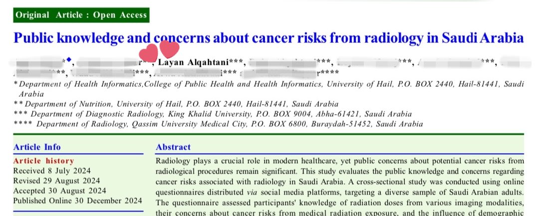 الحمدلله تم نشر بحثنا بعد طول انتظار ! 🤍