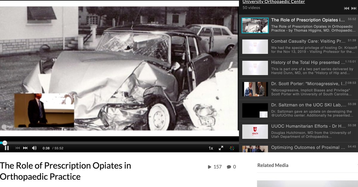 From the opiate crisis, casualty care (with an intro from Stephen Spielberg), to the history and evolution of Total Hip Arthroplasty, you can find a great session on a myriad of Orthopaedic subjects.