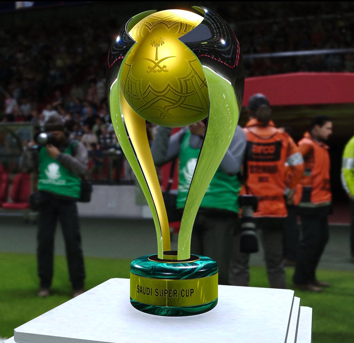 MMero08's tweet photo. 🔥Ingame Trofeo 🏆 @SaudiSuperCup c/ Entrance & winners_platform.
Disponible en @PESDreamPatch
Para uso personal adquirir por DM.
#PES2021 #eFootball #Saudi #saudifootball #CR7 #eFootballアプリ #efootballpes2021 #efootball25 #efootball2025 #PES21 #PES21PC #PES2021PC #PES #Saudi_arabia #arabic #pesdreampatch #Saudiproleague #kingscup #saudikingscup #Saudi_supercup #SPL #saudisupercup