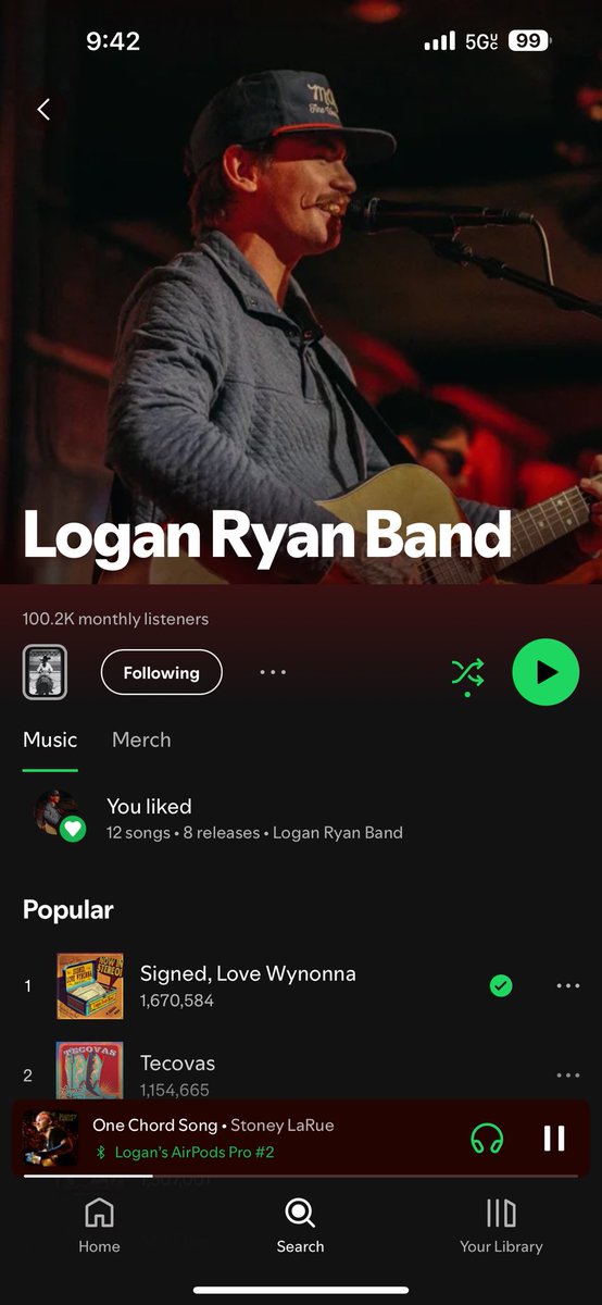 UNREAL, we just hit 100k monthly listeners on Spotify for the first time ever!! Thank y’all for the love and support. 2025 is our year🎉