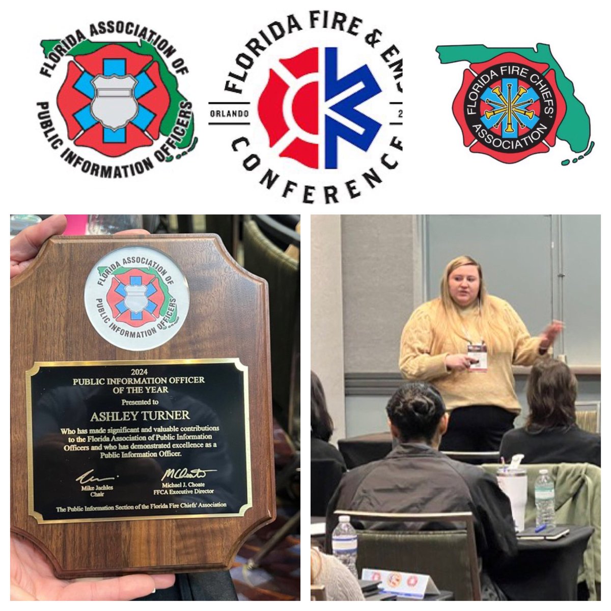 Pete Piringer (@mcfrspio) on Twitter photo Day 2 (of 3) Every Day is a Training Day - Public Information Officer (PIO) Training & Symposium in Orlando, FL Jan 7-10, 2025 co-located <a href="/OCCC/">Orange County Convention Center</a> w/ <a href="/FlFireChiefs/">Florida Fire Chiefs' Association</a> <a href="/FloridaPIOs/">Florida Association of Public Information Officers</a> <a href="/floridafirecon/">Florida Fire Conference</a> - Congrats to <a href="/FEMA_NDEMU/">FEMA NDEMU</a> Advanced Master PIO <a href="/AshleyTurner13/">Ashley Turner</a> selected FLORIDA PIO OF YEAR Day 2 (of 3) Every Day is a Training Day - Public Information Officer (PIO) Training & Symposium in Orlando, FL Jan 7-10, 2025 co-located <a href="/OCCC/">Orange County Convention Center</a> w/ <a href="/FlFireChiefs/">Florida Fire Chiefs' Association</a> <a href="/FloridaPIOs/">Florida Association of Public Information Officers</a> <a href="/floridafirecon/">Florida Fire Conference</a> - Congrats to <a href="/FEMA_NDEMU/">FEMA NDEMU</a> Advanced Master PIO <a href="/AshleyTurner13/">Ashley Turner</a> selected FLORIDA PIO OF YEAR