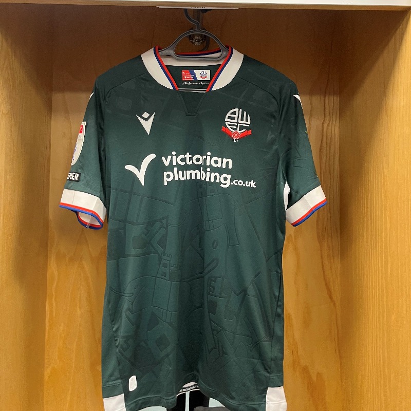 OfficialBWFC's tweet photo. 👕 Match-worn shirts and boots, including Aaron Morley's from Saturday's win over Exeter, are available to bid on over on @CharityStars!

Click below to browse the full collection 👇

#bwfc