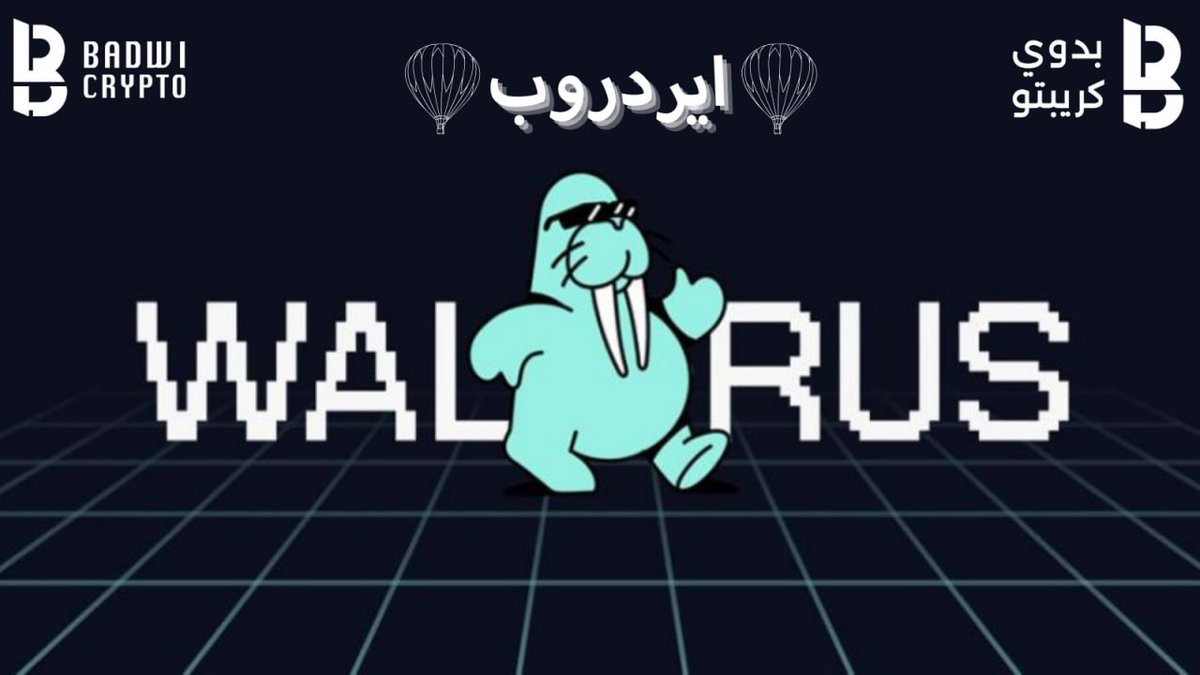 🚀 فرصة ايردروب على شبكة SUI!

عام 2025 ممكن ان يشهد عودة الايردروب بقوة، و بنفس الوقت ممكن اعتبارها فرصة مجانية و بنفس الوقت فرصة لتعلم شغلات جديدة

في هذا الثريد، سأستعرض لكم كيفية المشاركة ب #Walrus. 👇

🌟 دعمنا بـ ❤️ لايك و ♻️ ريتويت لنواصل تقديم محتوى مميز ومفيد لكم!