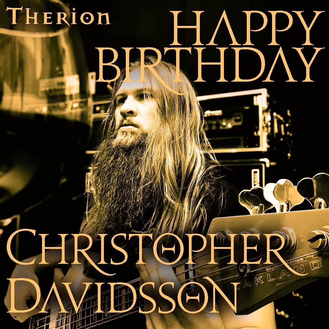 _tomegatherion's tweet photo. ¡Feliz cumpleaños, Christopher Davidsson! Un día como hoy, 8 de enero de 1991, nació en Uddeholm, Suecia, Christopher Davidsson, bajista y vocalista sueco reconocido por su participación en Majestica y Therion.
#therion #THERION #majestica #chrisdavid #christopherdavison https://t.co/EkFgcdvqI2