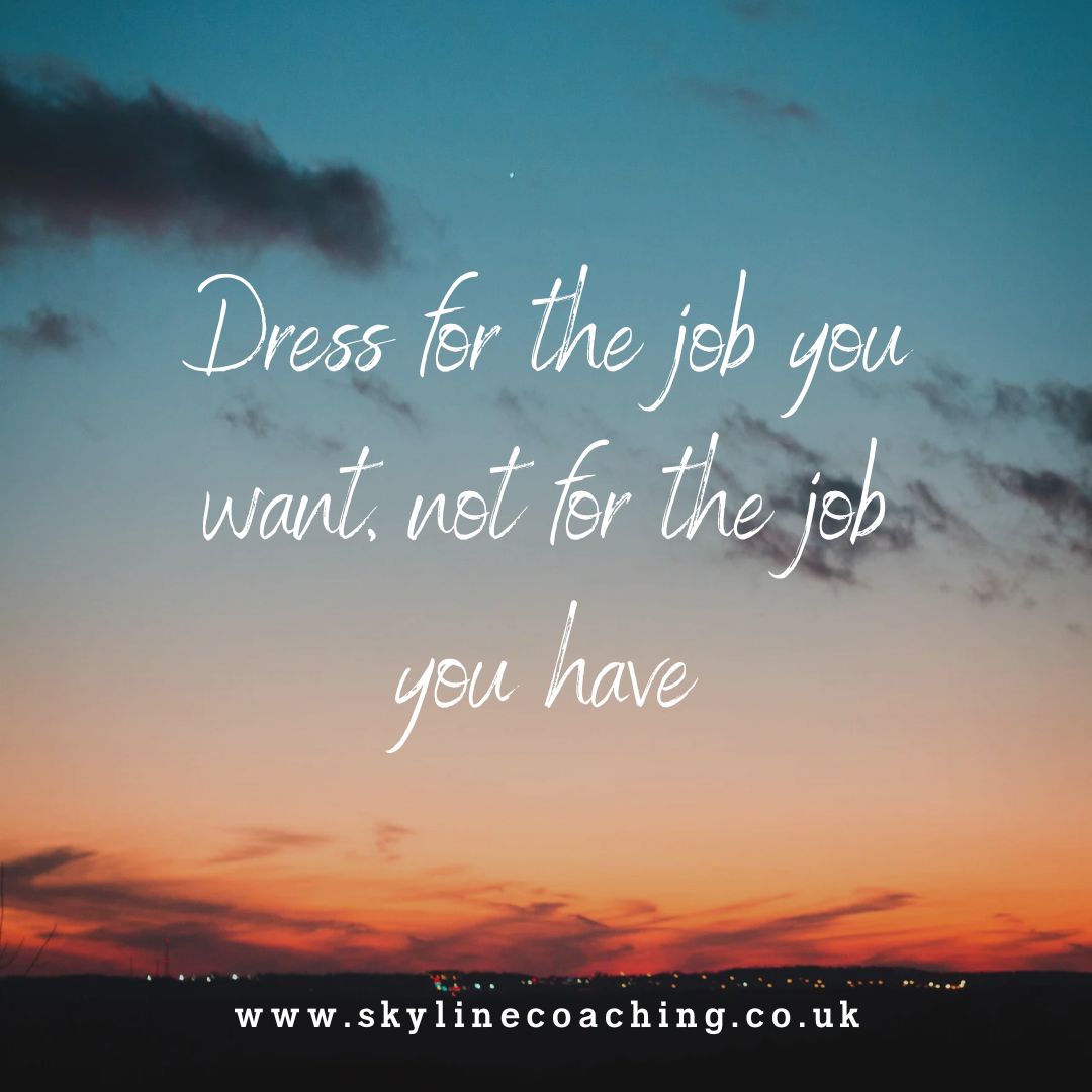 Skyline_Coach's tweet image. Style   your success. Dress for where you&apos;re heading, not just where you are   #DressForSuccess #VisualizeYourFuture