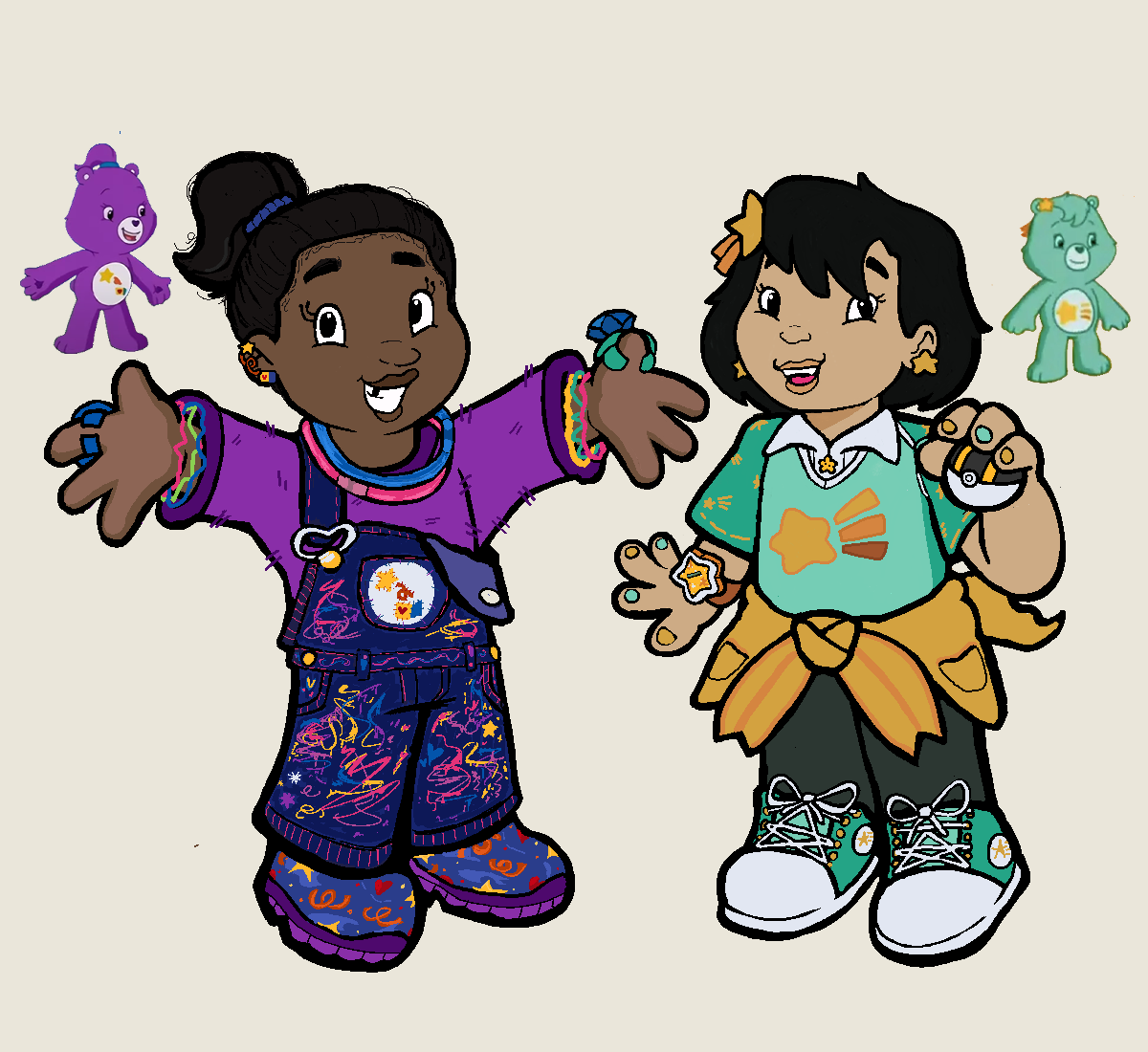 SleepySashimi04's tweet photo. PART 2 My headcanon Care Bears 2007 gijinka designs!! #CareBears #AICAL #Gijinka #caretwt https://t.co/RfAFiPiv86