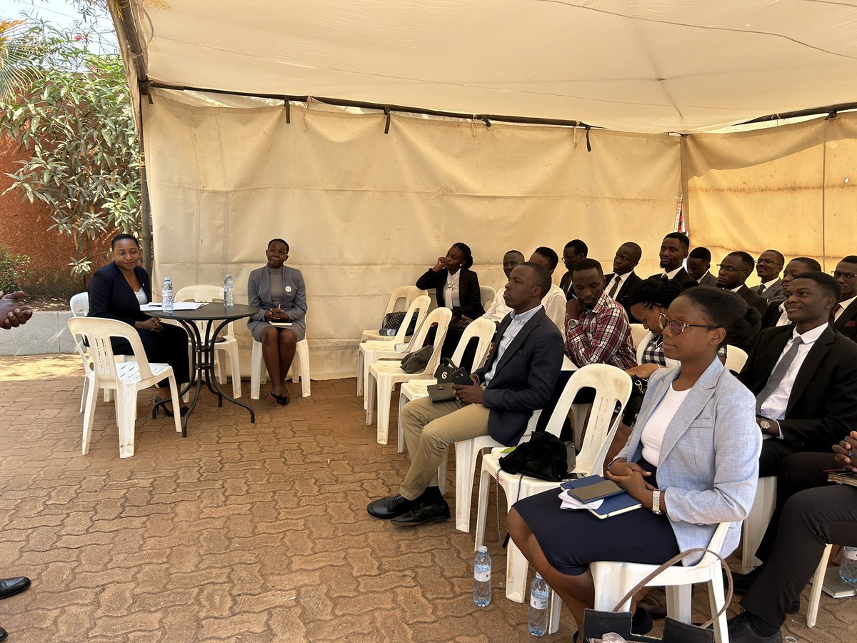 SerasBae's tweet photo. Myself, firm mates and friends from @LDC_Uganda Kampala campus had the privilege to meet, listen and learn from @UgLadyLawyer at @craa_advocates. Thank you mama for sharing with us your academic and career journey and much more, and most importantly preparing us for second term. https://t.co/xMctKPaQ2e