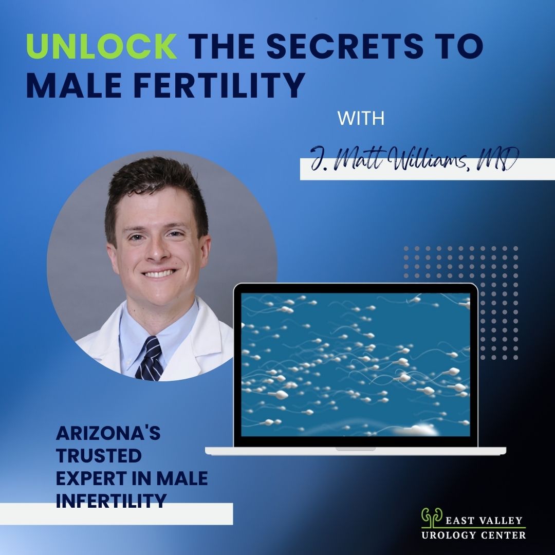 Struggling with infertility can feel overwhelming—but you’re not alone. At East Valley Urology Center, Dr. Williams is Arizona’s trusted expert in male infertility, helping men in Mesa, Queen Creek, and beyond find answers and solutions. 💙

#ArizonaMaleInfertility #EVUC