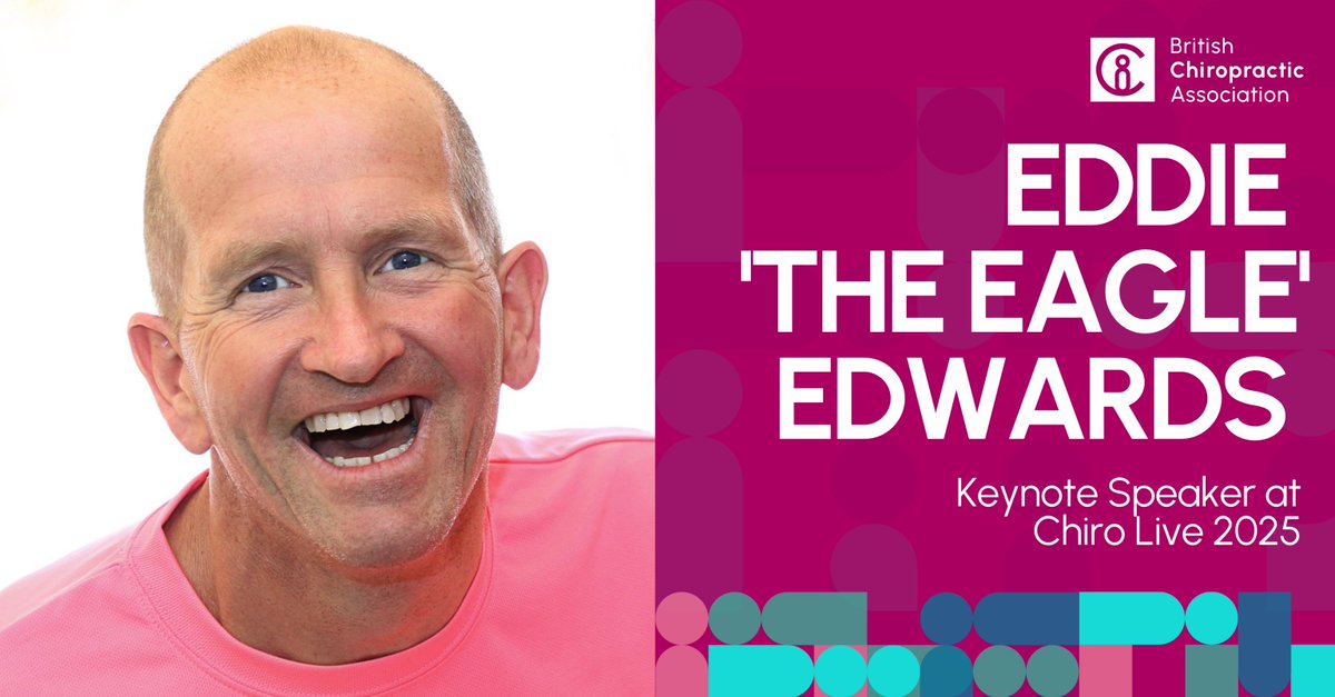 BCA (@chiropracticuk) on Twitter photo We’re excited to announce <a href="/The_Eagle_Eddie/">Eddie The Eagle</a> as a keynote speaker for #ChiroLive2025, which will celebrate 100 years of the BCA!
Stay tuned for more fantastic announcements about this year's conference, including updates on our Saturday keynote speaker! We’re excited to announce <a href="/The_Eagle_Eddie/">Eddie The Eagle</a> as a keynote speaker for #ChiroLive2025, which will celebrate 100 years of the BCA!
Stay tuned for more fantastic announcements about this year's conference, including updates on our Saturday keynote speaker!