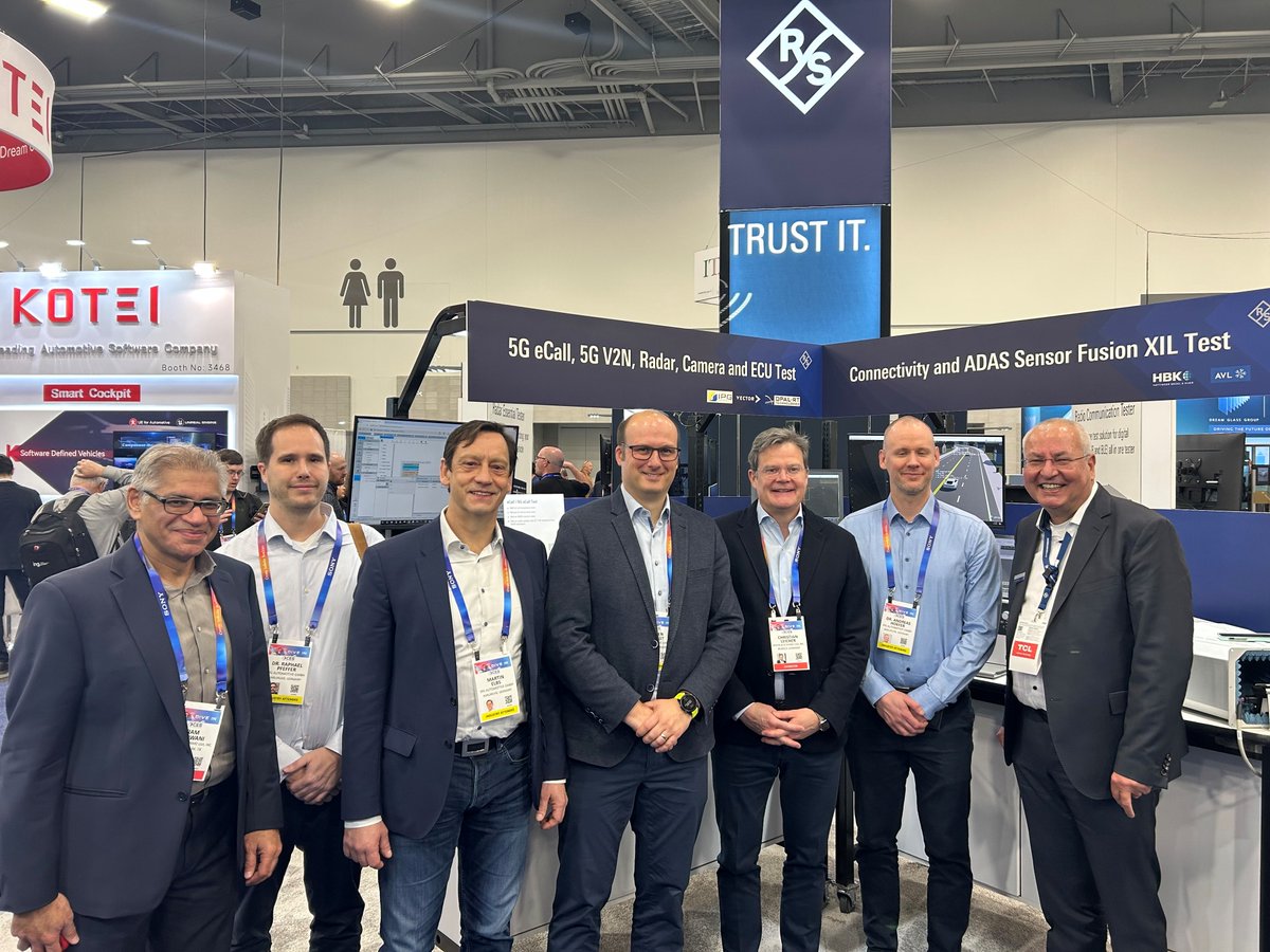 We had great discussions with Steffen Schmidt, CEO of IPG Automotive, about advancing radar sensors for safer, controlled test setups from development to production.

Visit us at Booth #3366 in the West Hall at CES in Las Vegas to see our demos!

#CES2025 #RohdeSchwarz