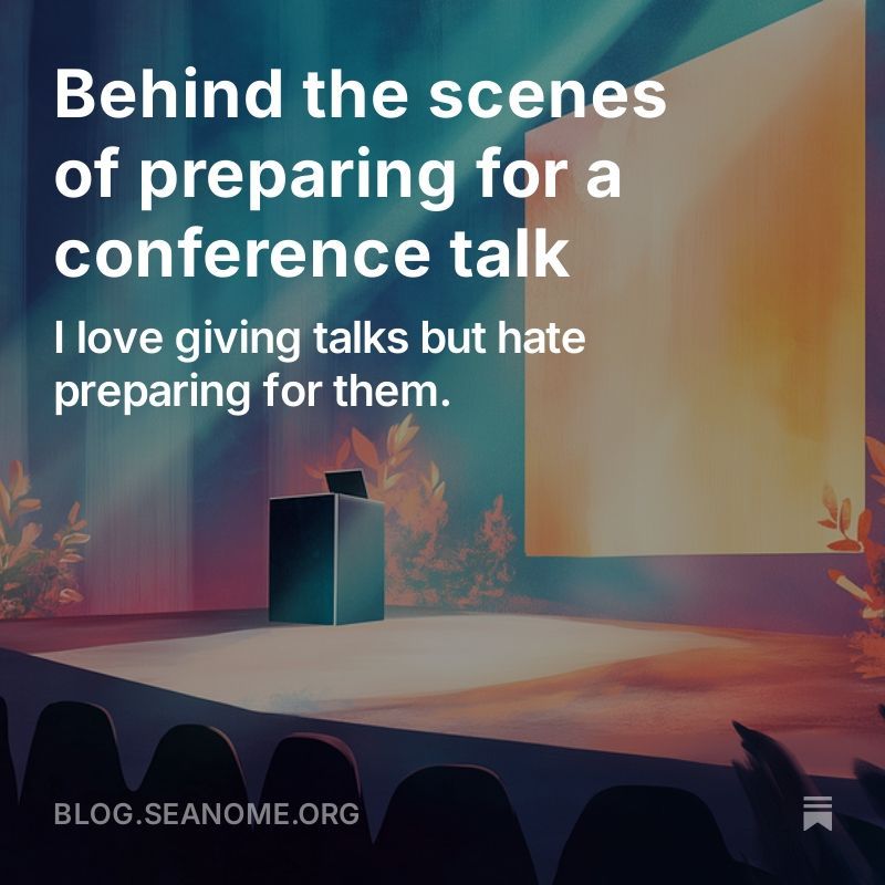 📢 Behind the Scenes: Preparing a talk for #PAG32
buff.ly/3Pq6ZBl 

Latest blog post: A behind-the-scenes look at preparing to speak at a conference, featuring a <a href="/NotionHQ/">Notion</a> template you can use for your next talk!

#SciComm #PublicSpeaking